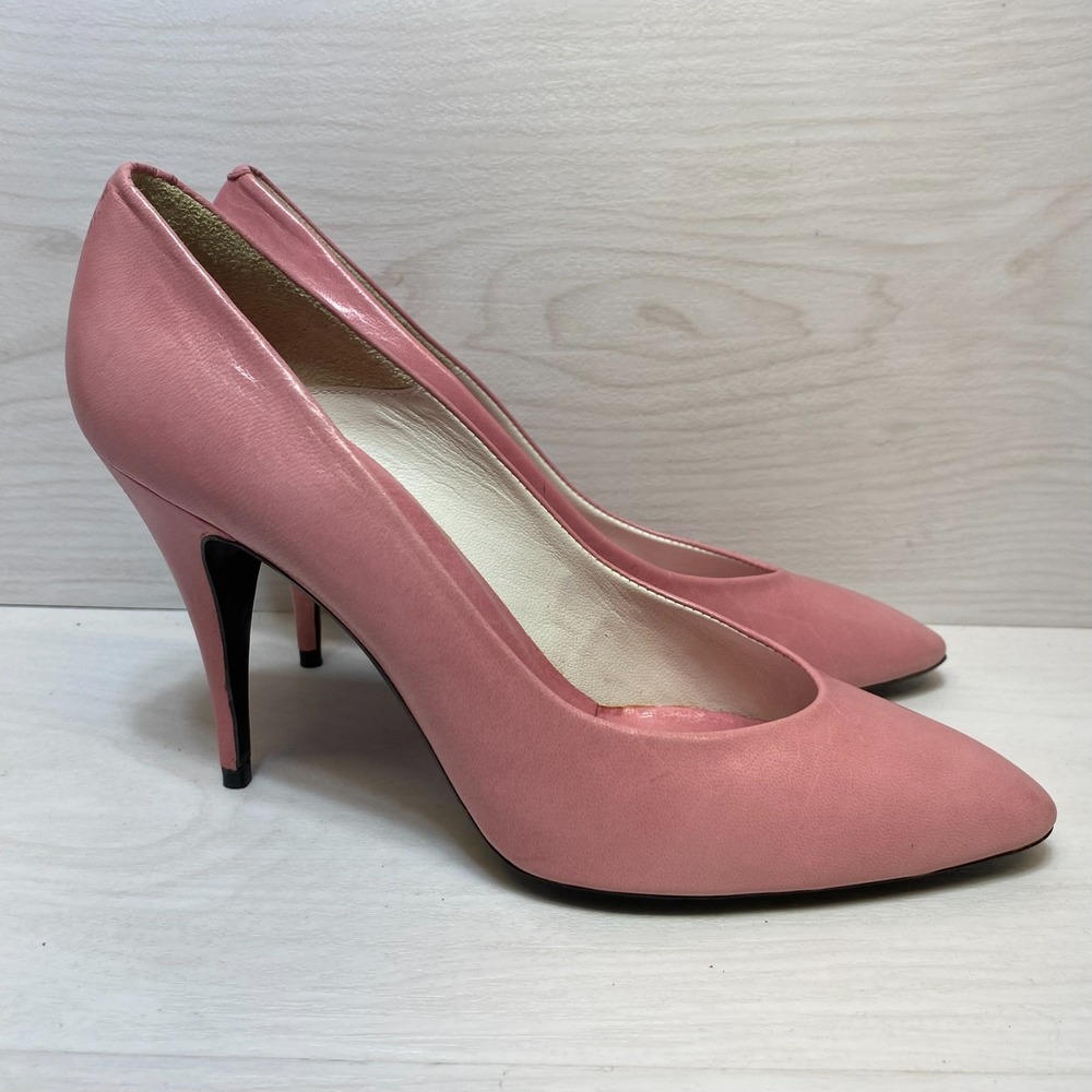 Lanvin Pink Pointed-Toe High Heels